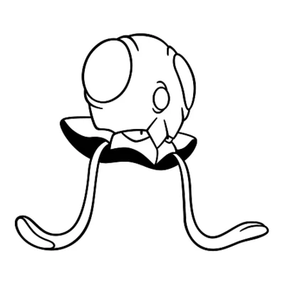 Coloriage Tentacool
