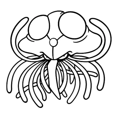 Coloriage Tentacruel