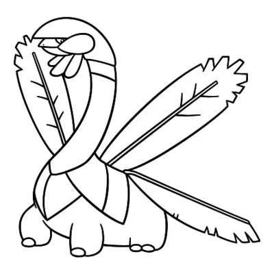 Coloriage Tropius