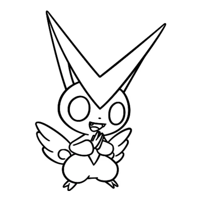 Coloriage Victini