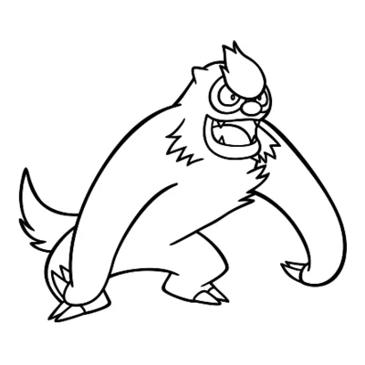 Coloriage Vigoroth