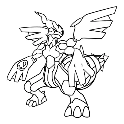 Coloriage Zekrom