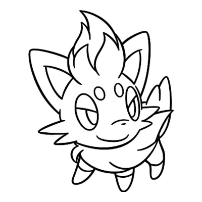 Coloriage Zorua