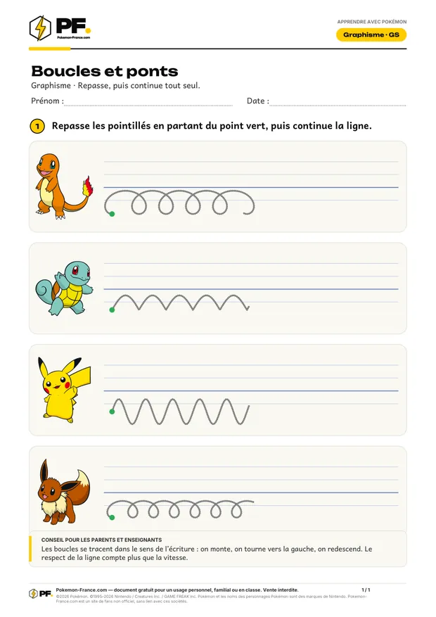 Aperçu de la première page : Boucles et ponts