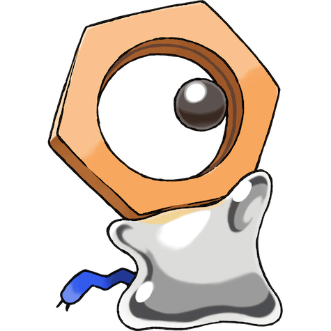 Meltan schillernd
